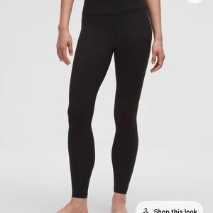 Black Lululemon Align Leggings 28”